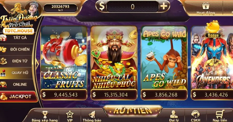 Kho game đa dạng trên 55vin Android